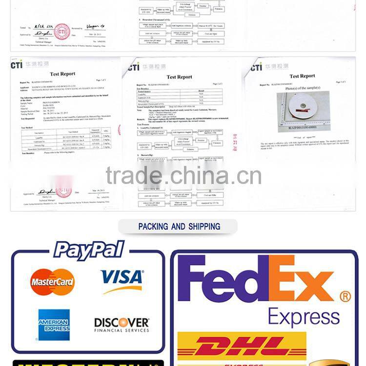 Factory wholesale colorful polka dot grosgrain ribbon