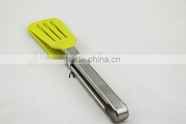 Nice looking stainless steel and Nylon cover candy serving tongs