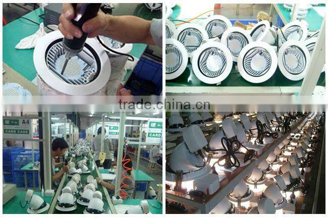 3 years warranty Samsung 5630 SMD 100lm/w CRI>83 led gimbal downlight