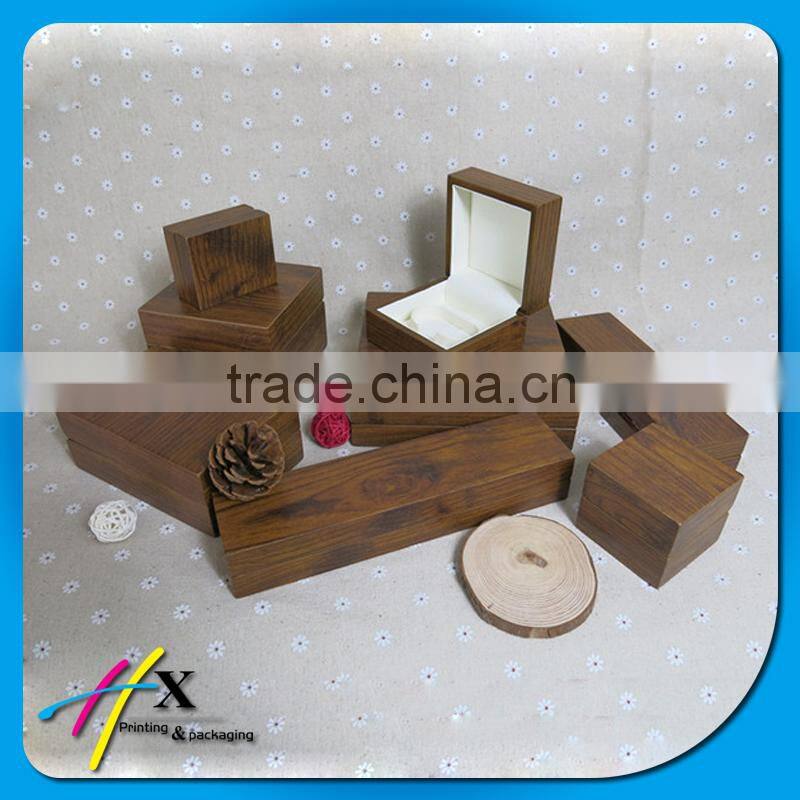 gift and promotion industrial use customized luxury wooden jewerly box for jewelry set packaging