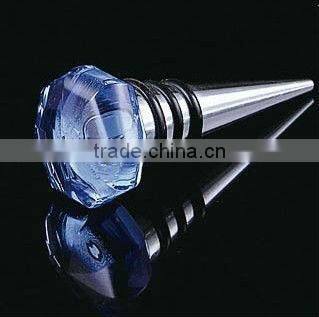 3d crystal wine stopper