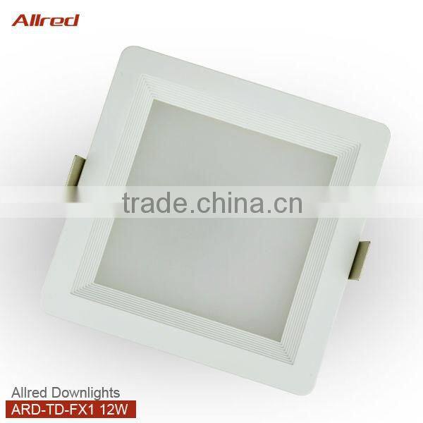 4 inch square recessed ceiling light 12w