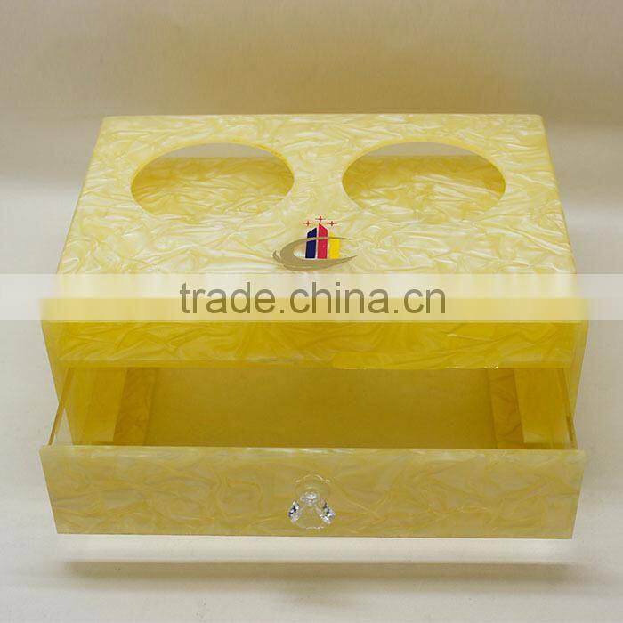 star hotel acrylic disposable goods hotel supplies with drawer