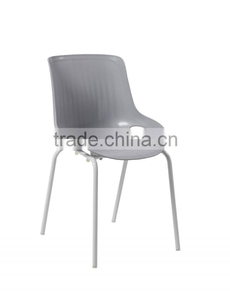 2014 hot sale white stackable plastic chair weight HC-N020