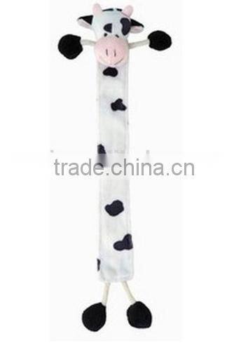 Beautiful plush cute cow bookmark toy