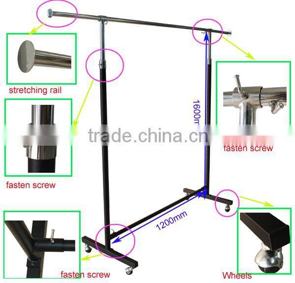 Metal Clothing Display Rack Garment Rack/Garment Display Rack