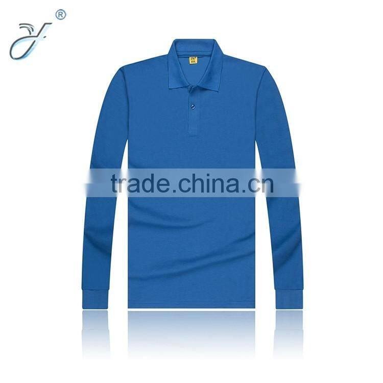 Men's Long Sleeve Undershirt Polo Collar Long Sleeve Shirt
