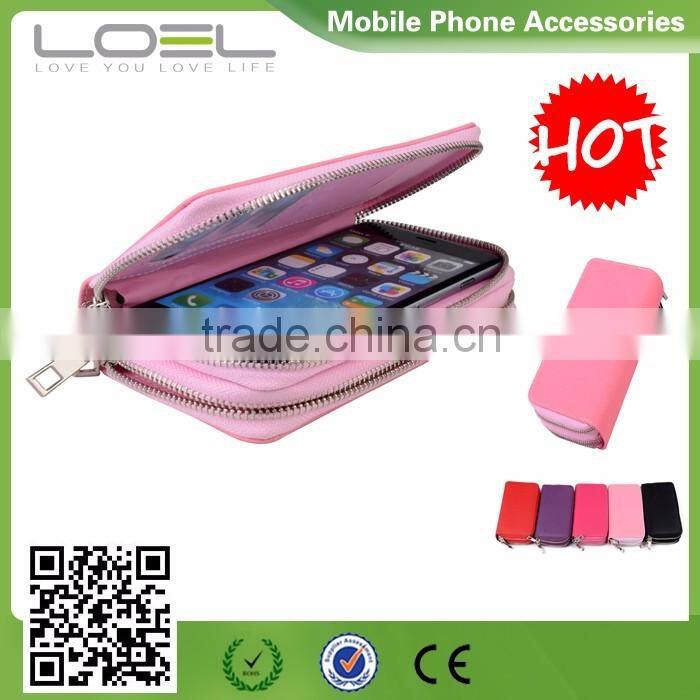 2016 big discount New Arrived Good Quality Wallet Case For Iphone6s Mobil Phone Leather Case