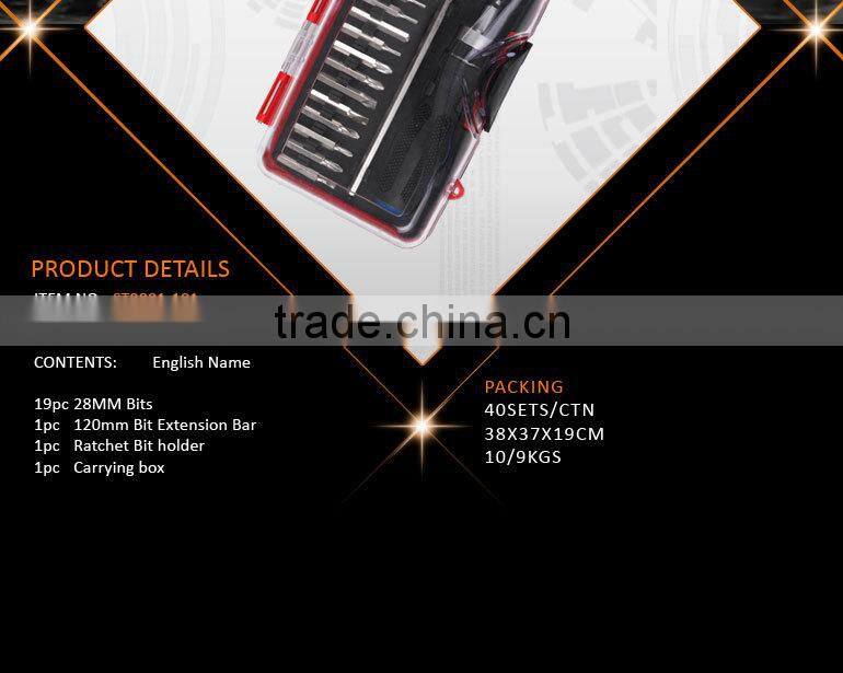 22PCS tool kits in case,Promotional pocket precision screwdriver