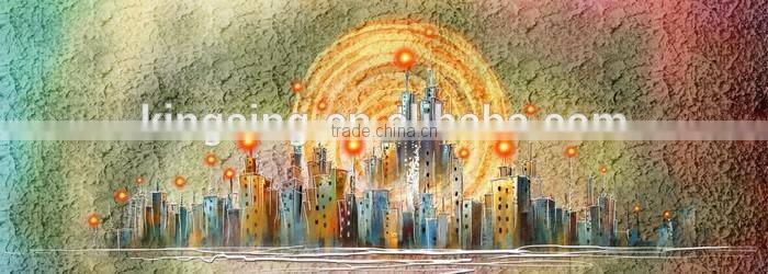 2016 hot sell simple abstract canvas printing painting wall art for decoration