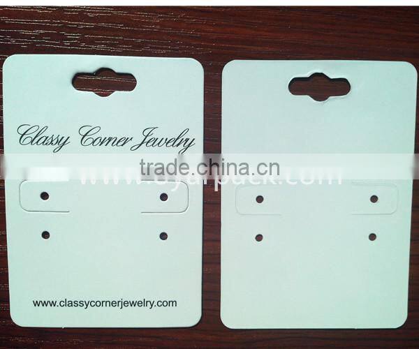 custom printed paper cardboard earring display cards