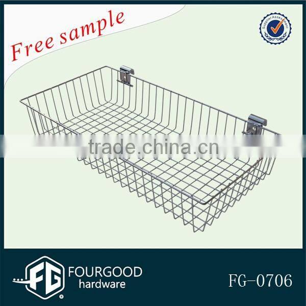 Shop Fitting Wire Metal Basket & Supermarket Hanging Basket