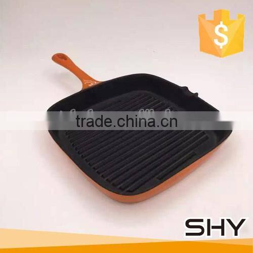 White enamel cast iron cookware