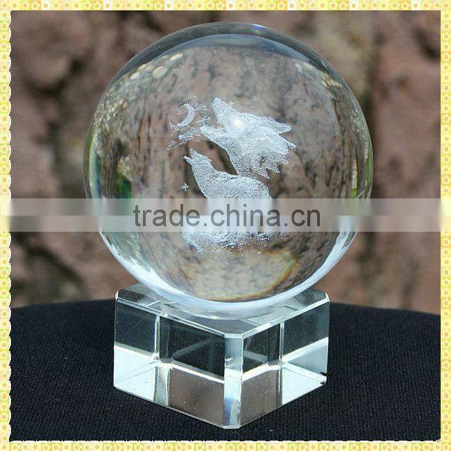 Wholesale Handmade Cheap Blue Crystall Ball For Feng Shui Decoration