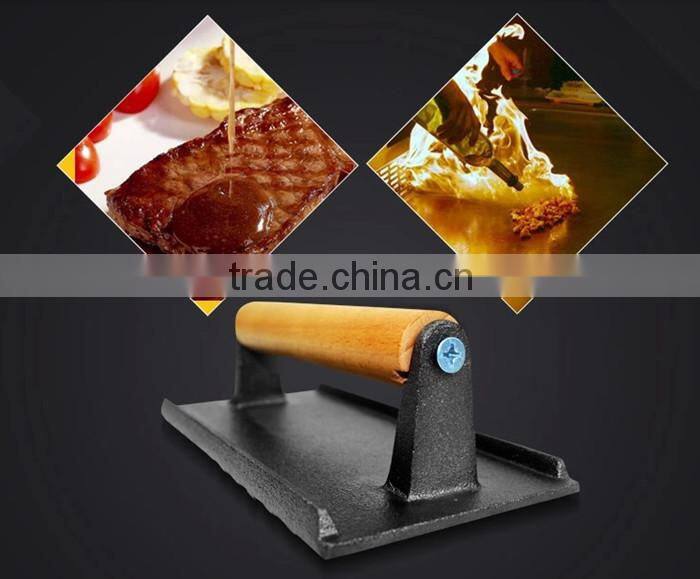 Eco-Friendly cast iron hand grill press with CE