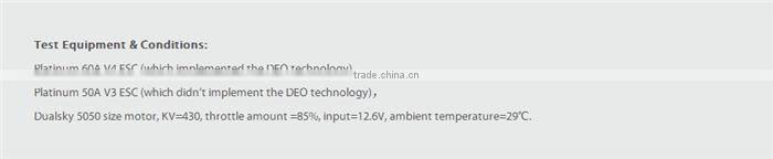 Hobbywing RC Aircraft System Platinum 60A V4 Brushless ESC Higher Driving Efficiency Longer Flight Time Lower ESC Temperature