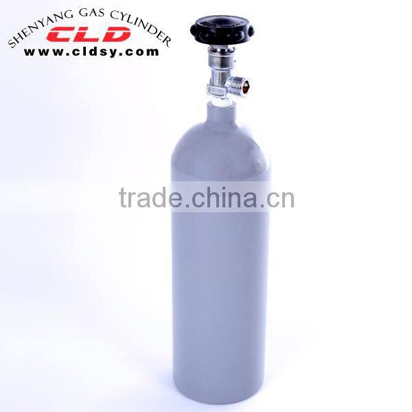 Empty high pressure aluminum alloy gas cylinders