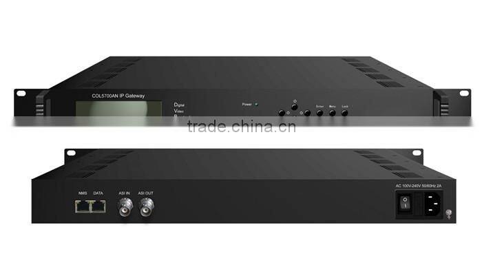 IP to ASI Gateway / dvb ip gateway for iptv building