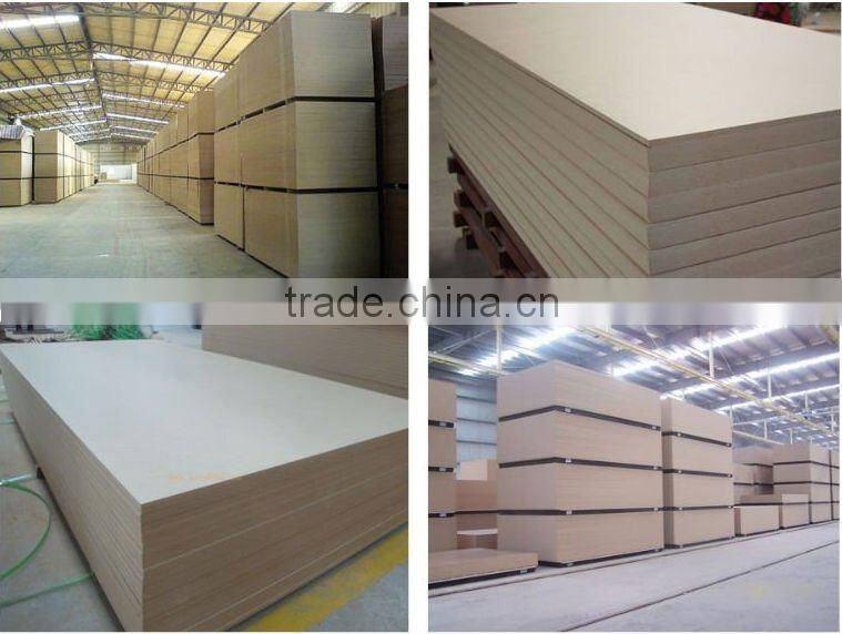 veneer/melamine MDF E2 glue poplar core for decoration and furniture