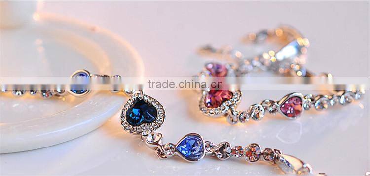 MYLOVE the heart of the ocean bracelet crystal hand chain
