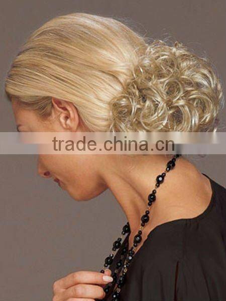 2013 Summer Hot Blonde Curly Synthetic Ponytail