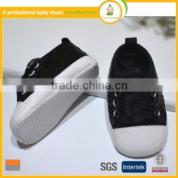 New style hot sale 0-24 month handmade wholesale Sequins colorful cheap beautiful baby girl shoes