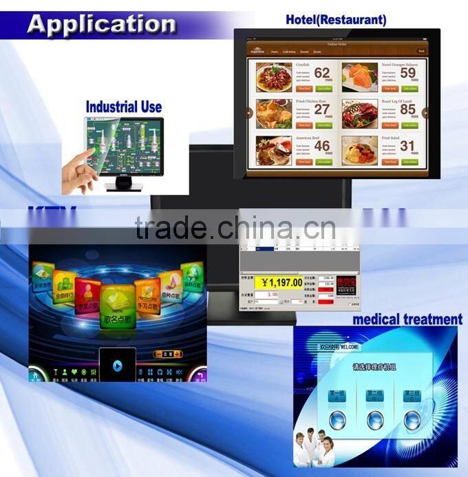 Metal Case 4:3 Capacitive 12inch Open Frame Touch Monitor with VGA USB