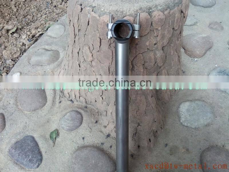 XACD customize titanium bike parts made titanium seat post factory direct sale 27.2mm Ti seat post