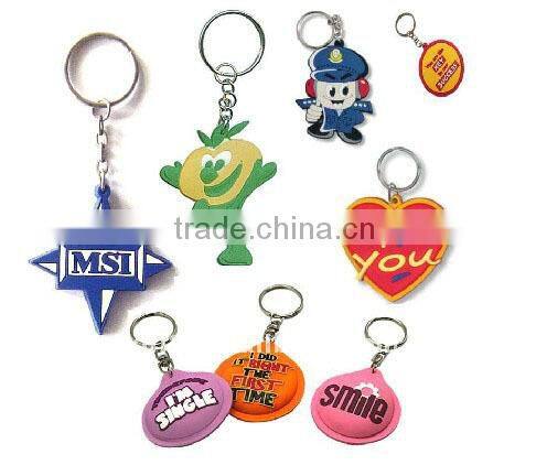 Customize soft pvc figure keychain