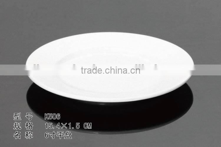 100% mealmine A5 top food grade unbreakable white melamine clear plastic plates with custom print