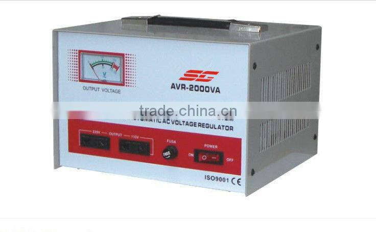 SGAVR 500VA1KVA1.5KVA2KVA3KVA5KVA3000VA5000VASINGLE PHASE ac Automatic Voltage regulator full automatic ac voltage requlator