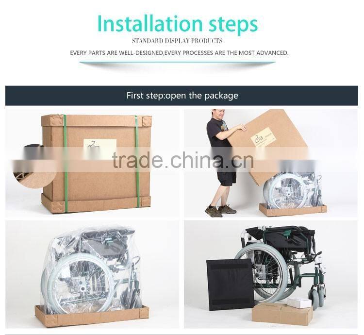 Rehabilitation Therapy Supplies TOPMEDI TM-EW-016 Handicapped Aluminum Hot Sale Electric Wheelchair