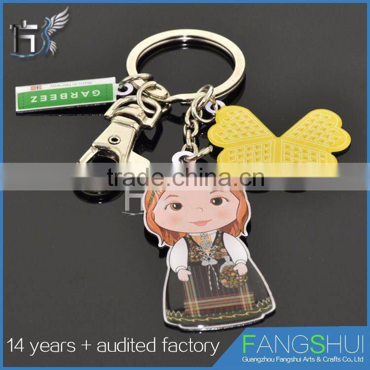 Factory price custom shape acrylic keychain hot sale