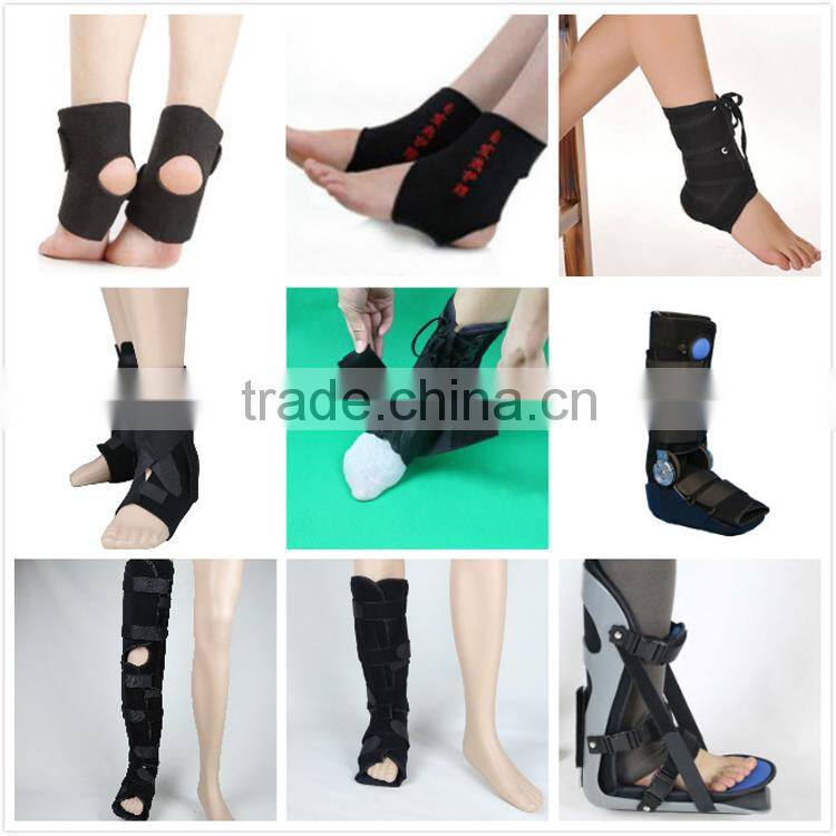 FDA CE sport neoprene orthopedic ankle support foot sleeves / Enhance ankle fracture brace / CE proved adjustable ankle support
