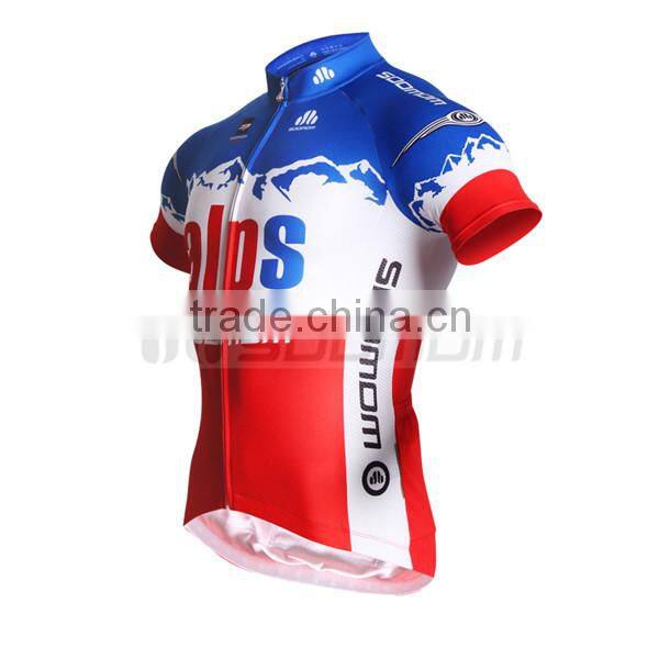 2014 Soomom New Style Women Sublimation Printing 100% Polyester Cycling Summer Tops Custom Cycling Jerseys Cycling Uniform