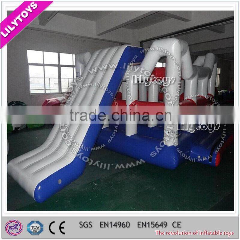 Outdoor Inflatable Water Park Toys and Water Slides for adult and kids ,floating water park equipment