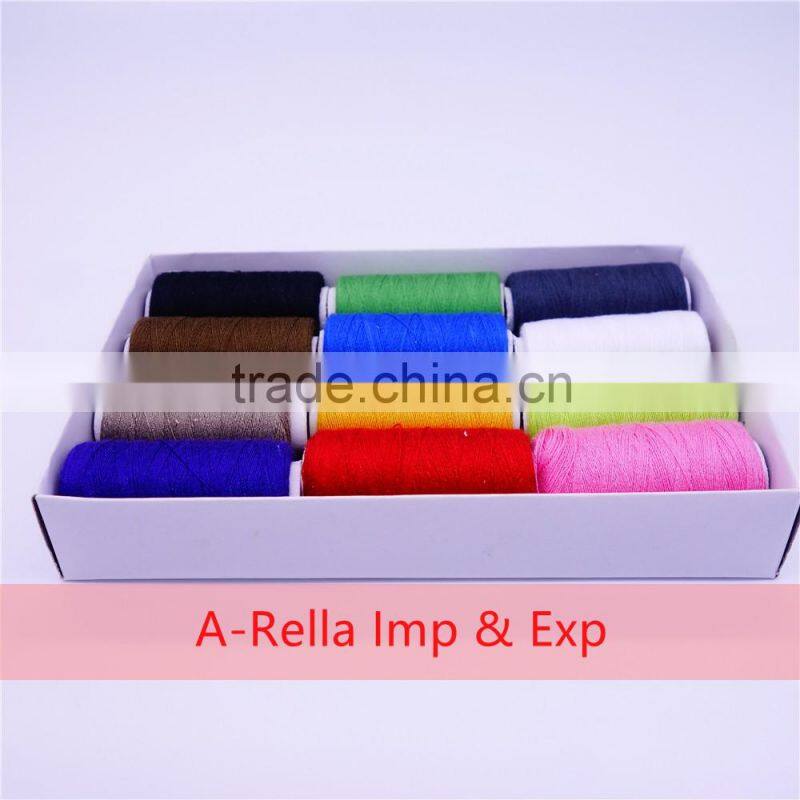 8g/cone , 402 small thread 100% spun polyester sewing thread