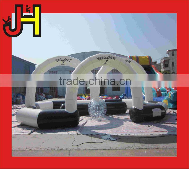 High Quality Inflatable Sport Air Race Track for Race Game, Go Kart Track