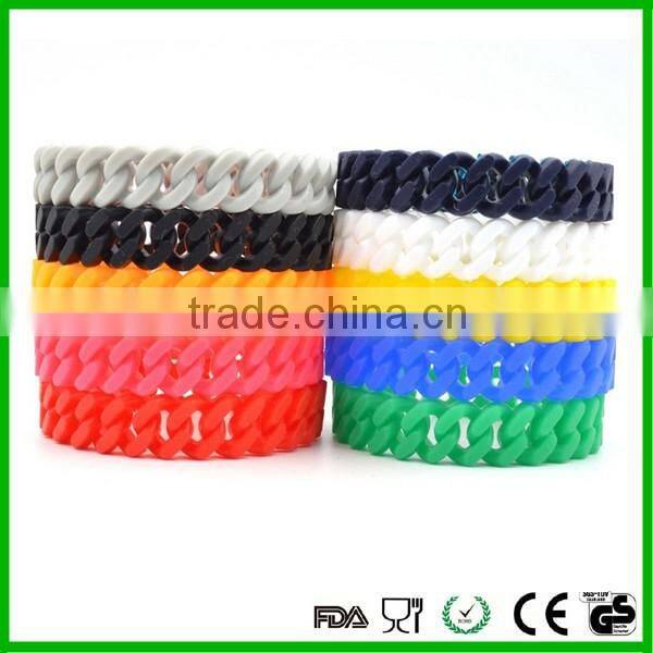 Latest Fashion Bracelet Girl Custom Silicone Knit Bracelet