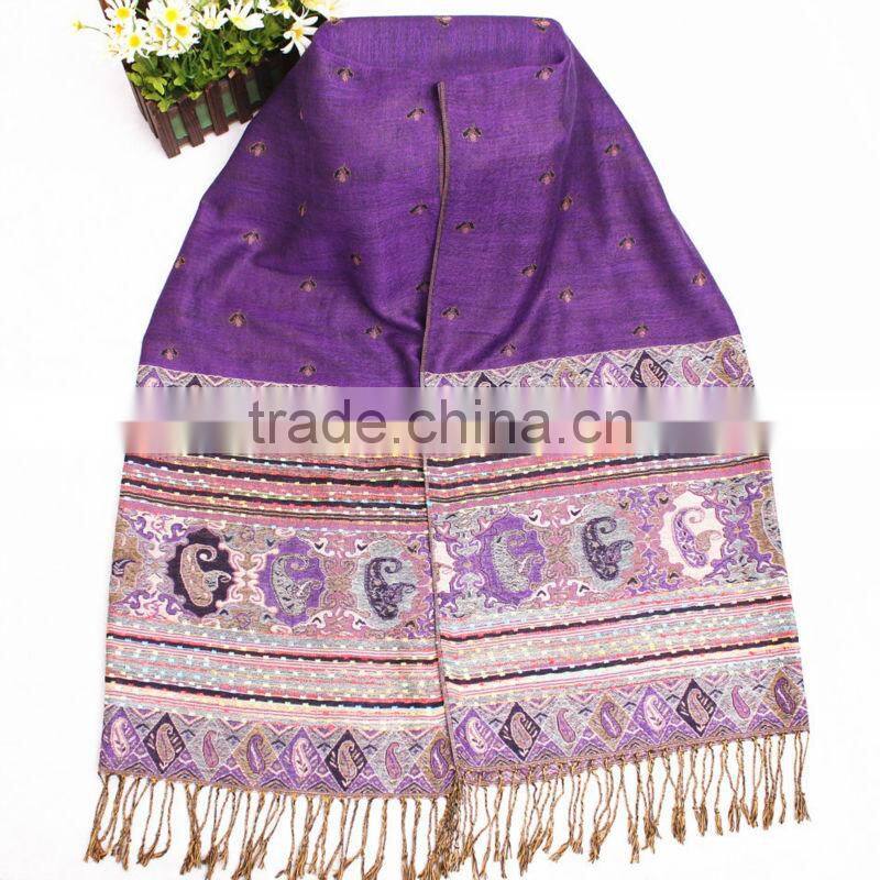 High Quality Vintage Women Lady Soft Long Neck Large Tassel Scarf Wrap Shawl Pashmina Stole Scarves