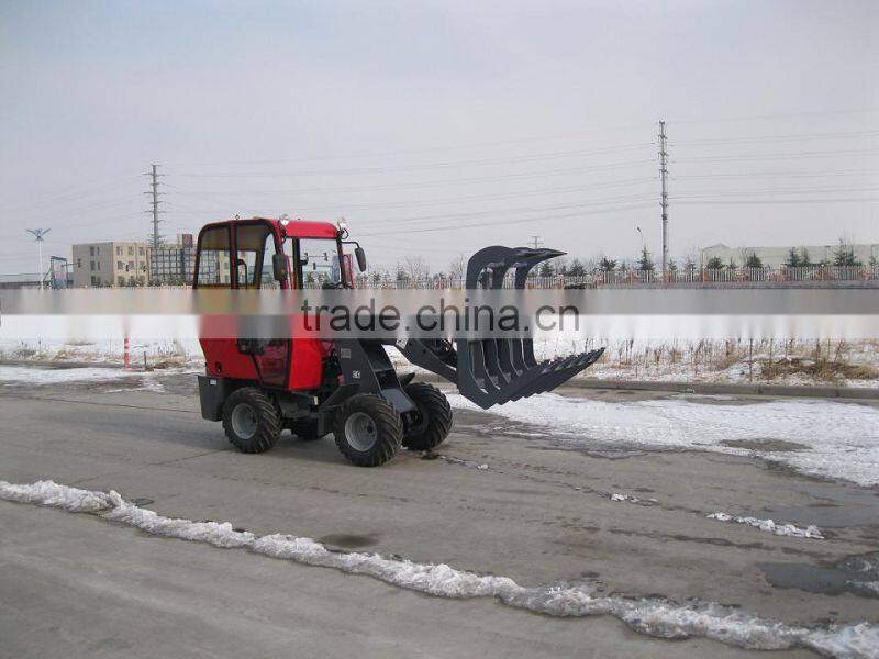 Chinese new style with Quick Hitch and Joystick mini wheel loader
