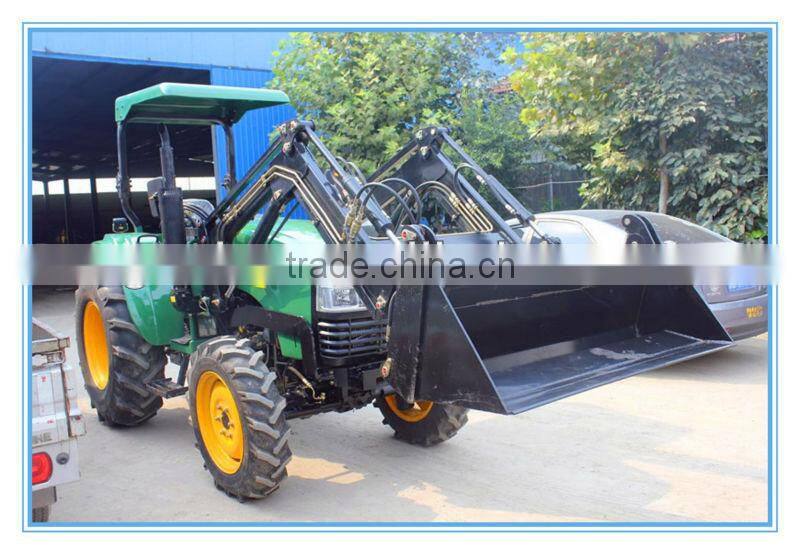 DQ554 55HP 4x4 tractor with 4in1 front end loader