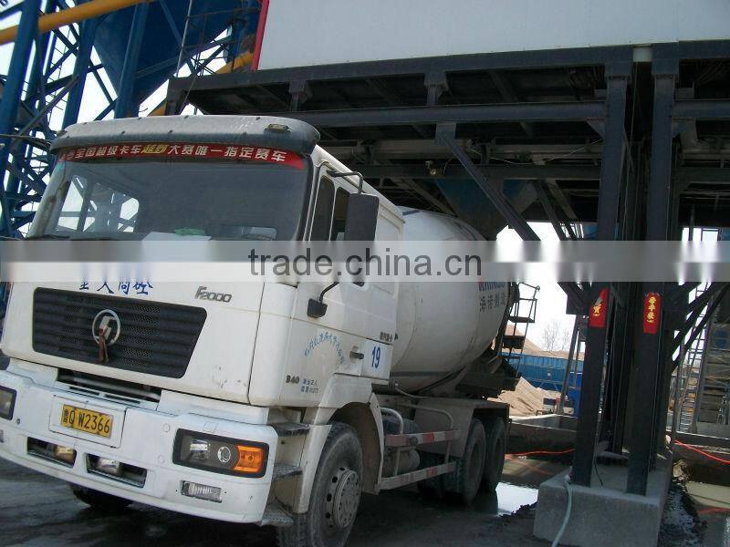 HZS 120 german concrete ready mixing plant