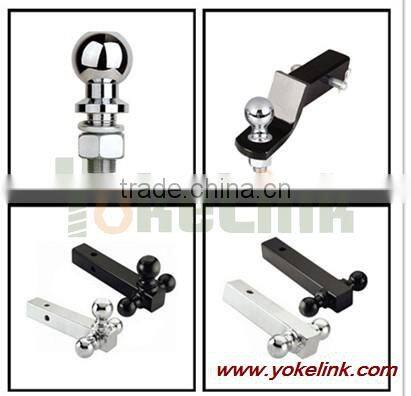 Black powder coated various size Hitch Ball mounts