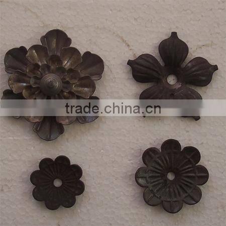 ornamental cast steel leaves