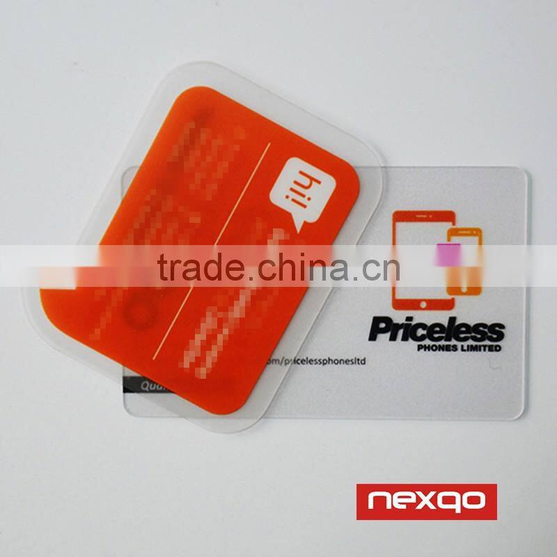 Plastic lottery scratch tickets card with printing