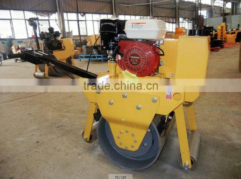 Popular Selling 325KG Walk Behind Road Roller RS600 Single Drum Steel Roller