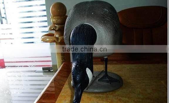 colourful goosey,resting watching Decoy goose for hunting,Decoy goose for hunting