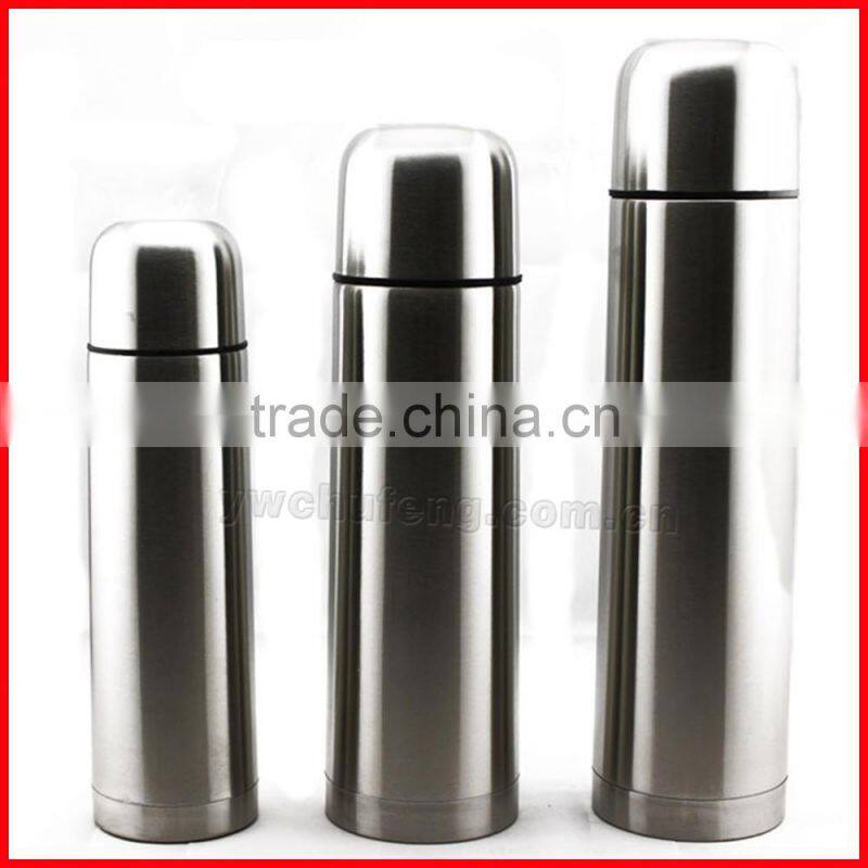 2017 New CHUFENG Vacuum Bullet Stainless Steel Flask Thermo Bottles OEM Welcome 350/500/750/1000ml