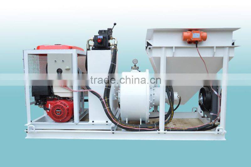 1.5 to 3.5 Mpa dome construction peristaltic hose gasoline small concrete shotcrete pump